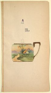 Progetto per una tazza da tè da Unknown